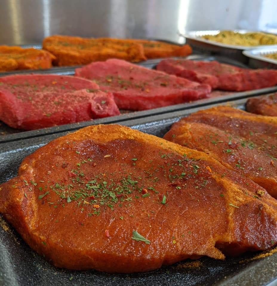 4 HOT N SPICY PORK STEAKS