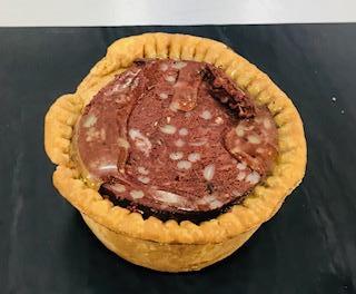 BLACK PUDDING TOPPED MEDIUM PORK PIE